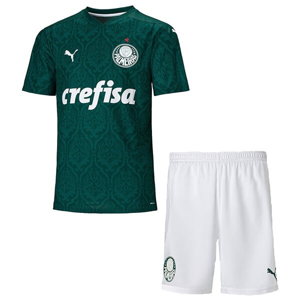 Camiseta Palmeiras 1ª Kit Niño 2020 2021 Verde